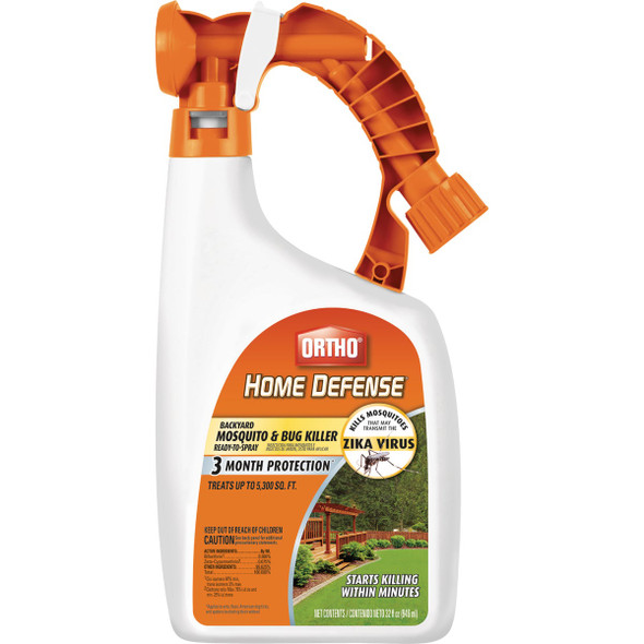 Ortho Home Defense 32 Oz. Ready-To-Spray Backyard Mosquito & Bug Killer 0437806