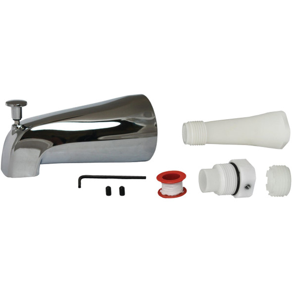Do it Best Universal Fit Chrome Bathtub Spout with Diverter DIB825-35