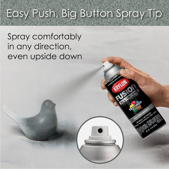 Krylon Fusion All-In-One Textured Spray Paint & Primer, Granite K02780007 772668