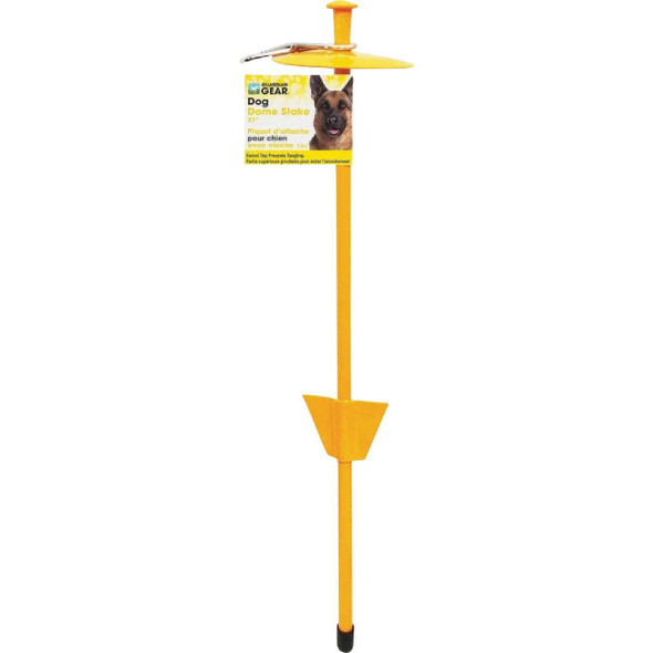 Boss Pet Guardian Gear 21 In. Dome Dog Tie-Out Stake A01310