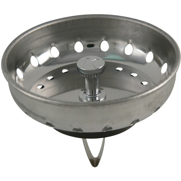 Do it Best Stainless Steel Spring Action Basket Strainer Stopper DIB820-50