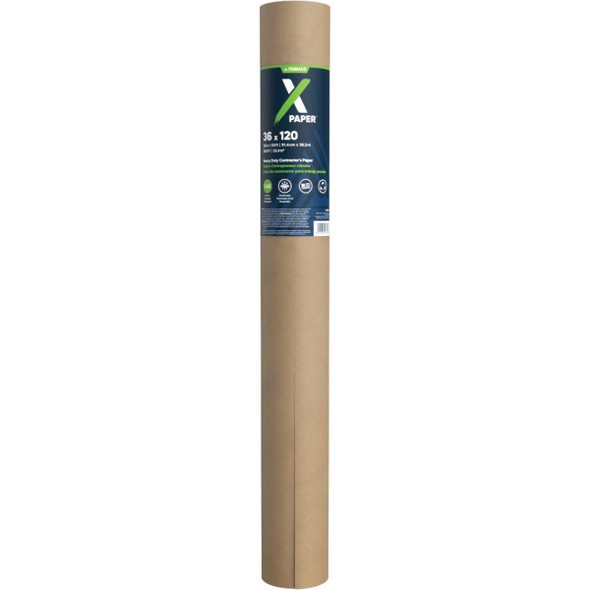 Trimaco X-Paper 36 In. x 120 Ft. Heavy Duty Contractors Paper Floor Protector