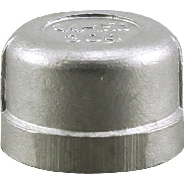 PLUMB-EEZE 3/4 In. FIP Stainless Steel Cap U2-SSCA-07 PLUMB-EEZE 3/4 In. FIP Stainless Steel Cap U2-SSCA-07