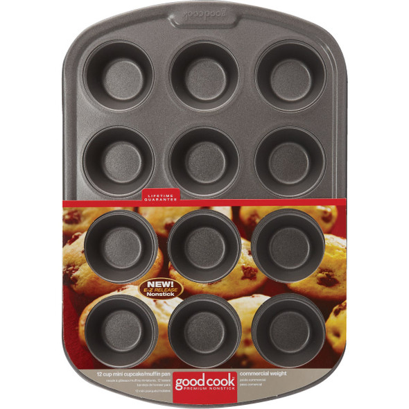 Goodcook 12-Cup Mini Non-Stick Muffin Pan Goodcook 12-Cup Mini Non-Stick Muffin Pan