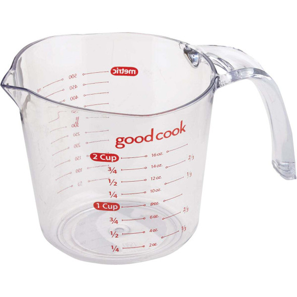 Goodcook 2 Cup Clear Plastic Measuring Cup 19864