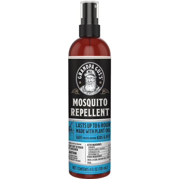 Grandpa Gus's 4 Oz. All Natural Mosquito Repellent Pump Spray GMQ-4-12