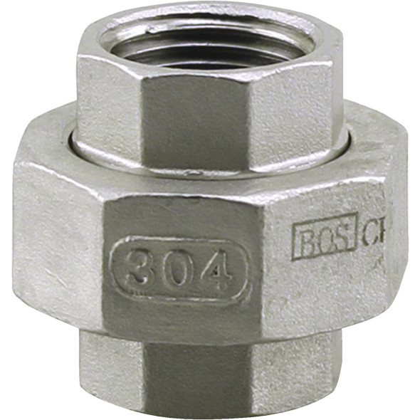 PLUMB-EEZE 1/2 In. FIP Stainless Steel Union U2-SSU-05