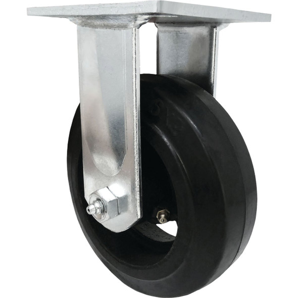 Shepherd Hardware 6 In. Heavy-Duty Mold-On Rigid Plate Caster 9494 200058