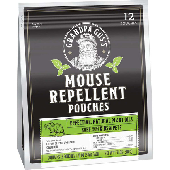 Grandpa Gus's Granular All Natural Mouse Repellent Pouch (12-Pack) GPR-12-6