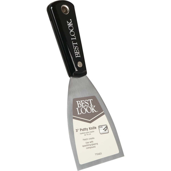 Master Painter 3 In. Flex Ergonomic Grip Putty Knife NX3F-MP