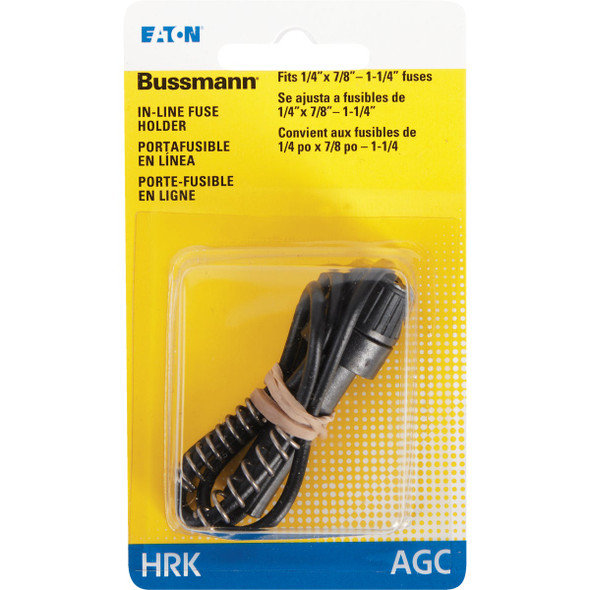 Bussmann 20-Amp #14 Universal Glass Tube Inline Fuse Holder BP-HRK-RP 573276