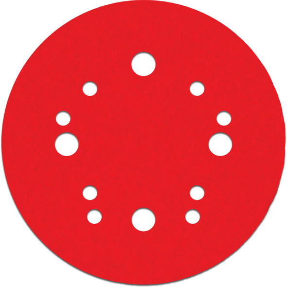 Diablo 5 In. 320-Grit Universal 12-Hole Vented Sanding Disc with Hook and Lock Backing (4-Pack)