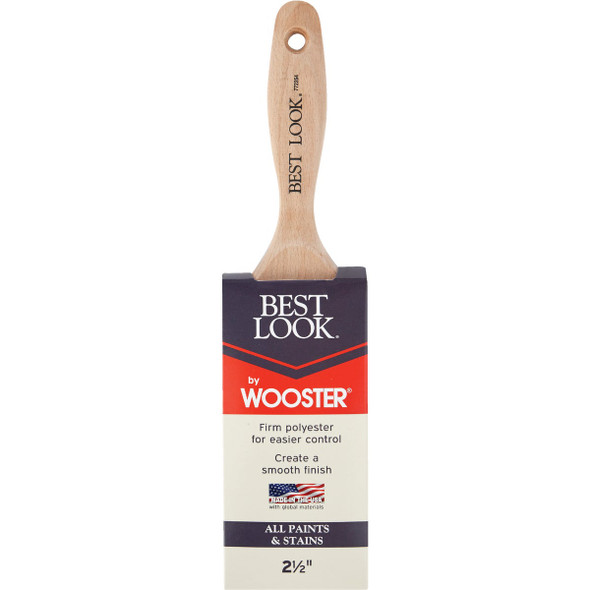 Best Look By Wooster 2-1-2 In. Flat Paint Brush D4024-2 1-2 772254