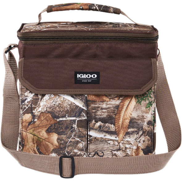 Igloo RealTree MaxCold 12-Can Soft-Side Cooler, Camouflage Igloo RealTree MaxCold 12-Can Soft-Side Cooler, Camouflage