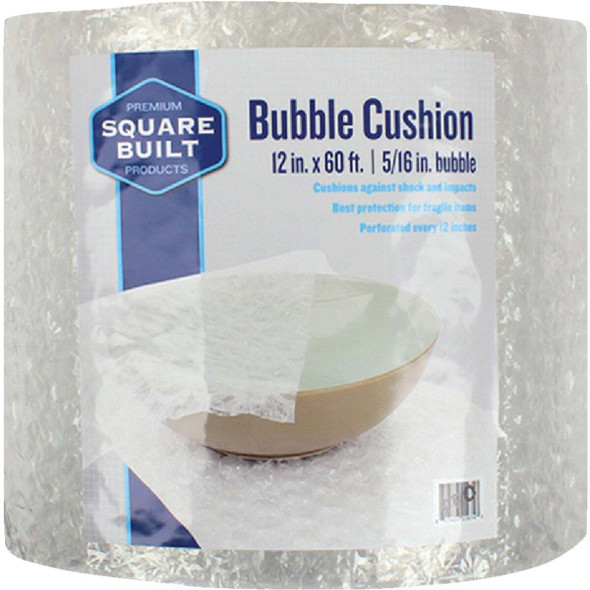 Square Built 12 In. x 60 Ft. x 5/16 In. Thick Bubble Cushion Wrap SBA5161260B