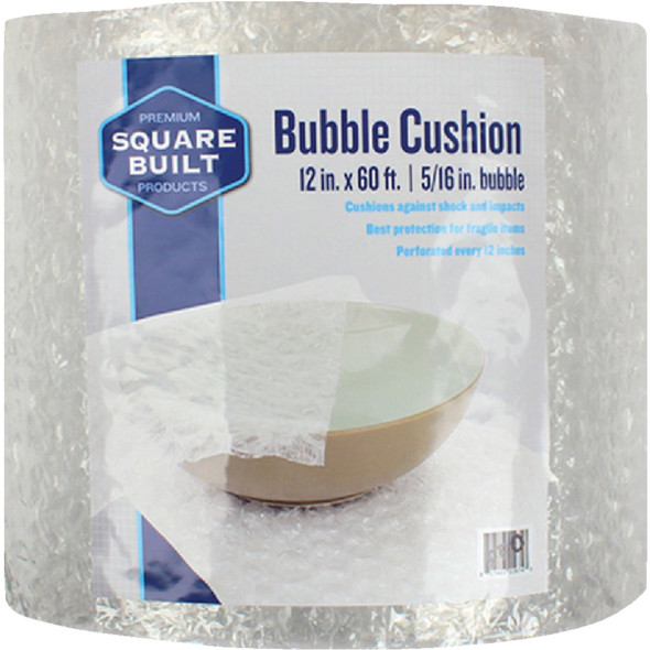 Square Built 12 In. x 60 Ft. x 5/16 In. Thick Bubble Cushion Wrap SBA5161260B