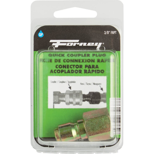 Forney 3-8 In. Female Quick Connect Pressure Washer Plug 75137 705690