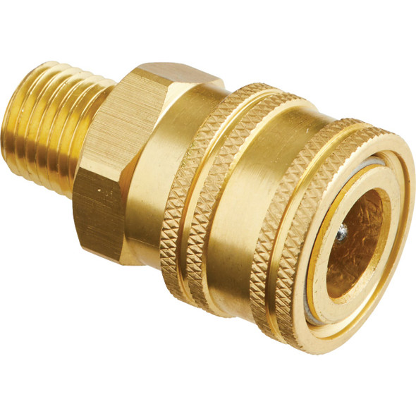 Forney 1/4 In. Male Quick Coupler Pressure Washer Socket 75126 Forney 1/4 In. Male Quick Coupler Pressure Washer Socket 75126
