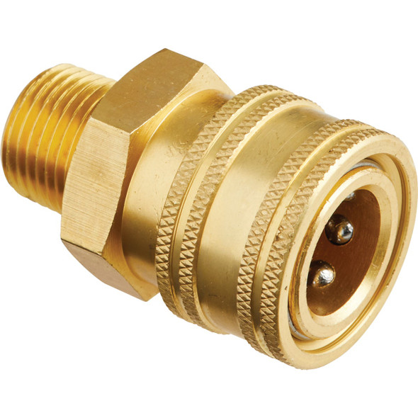Forney 3/8 In. Male Quick Coupler Pressure Washer Socket 75128 Forney 3/8 In. Male Quick Coupler Pressure Washer Socket 75128