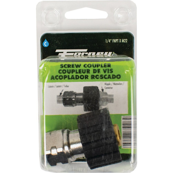 Forney M22F x 1-4 In. Female Screw Pressure Washer Coupling 75106 705658
