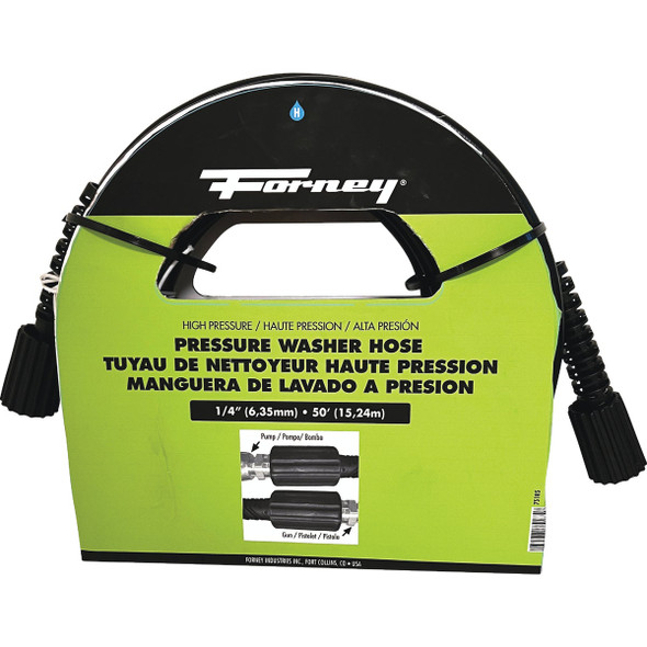 Forney 1/4 In. x 50 Ft. 3000 psi Female Pressure Washer Hose Forney 1/4 In. x 50 Ft. 3000 psi Female Pressure Washer Hose