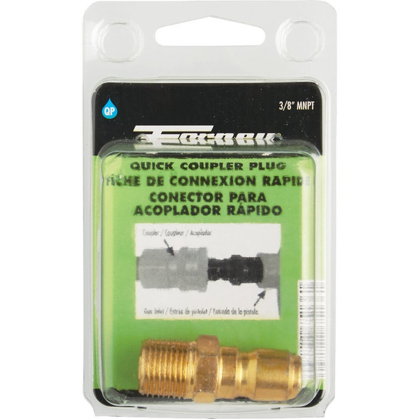 Forney 3-8 In. Male Quick Connect Pressure Washer Plug 75136 705679