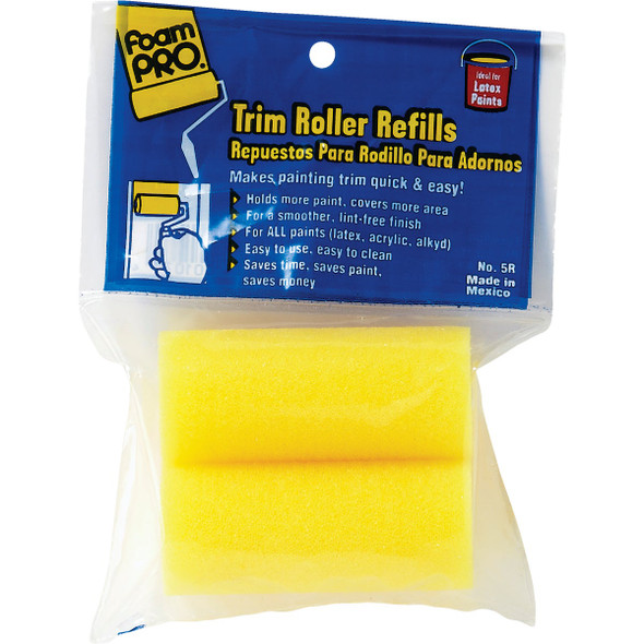 FoamPro 3 In. Mini Foam Roller Cover (2-Pack) 5R