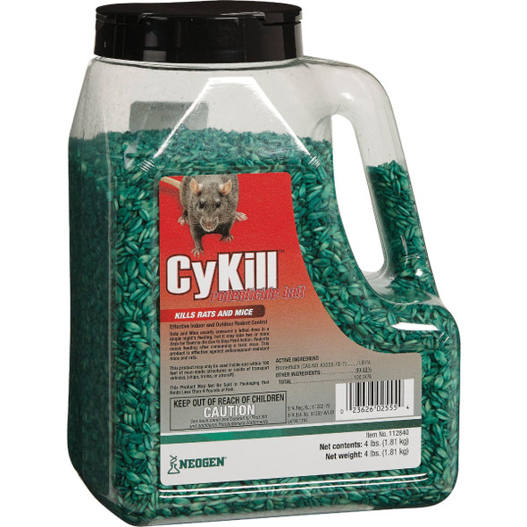 CyKill Seed Meal Bait Rat And Mouse Poison, 4 Lb. 112840