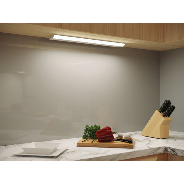 Good Earth Lighting 24 In. Direct Wire White LED Under Cabinet Light Bar UC1248-WH1-24LF0-G 502604