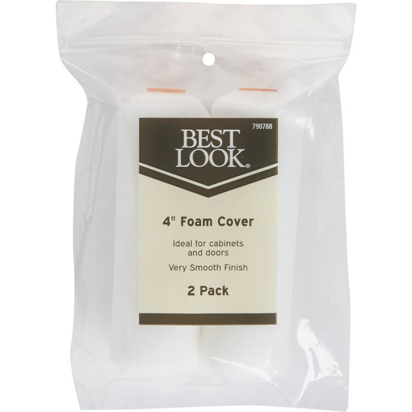 Best Look 4 In. x 1-4 In. Mini Foam Roller Cover (2-Pack) DIB MR 200-2-400 790788