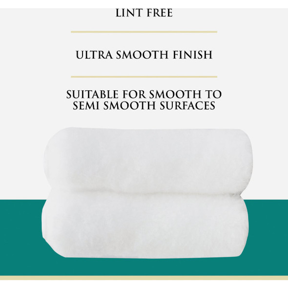 Best Look Premium 4 In. x 3/8 In. Mini Woven Fabric Roller Cover (2-Pack) Best Look Premium 4 In. x 3/8 In. Mini Woven Fabric Roller Cover (2-Pack)