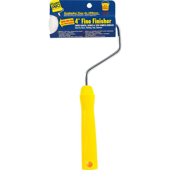 FoamPro Fine Finisher 4 In. Mini Foam Roller Cover & Frame 164