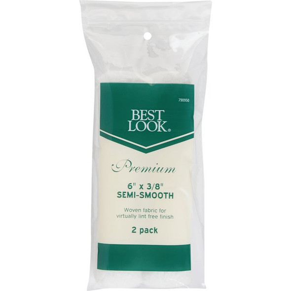 Best Look Premium 6 In. x 3-8 In. Mini Woven Fabric Roller Cover (2-Pack) DIB MR 101-2-600 790950