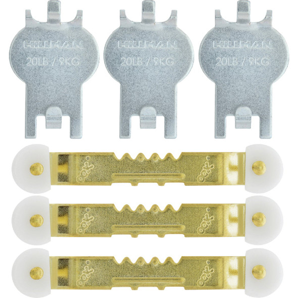 Hillman High and Mighty 20 Lb. Picture Hanger Kit (6-Piece) 515311 200070