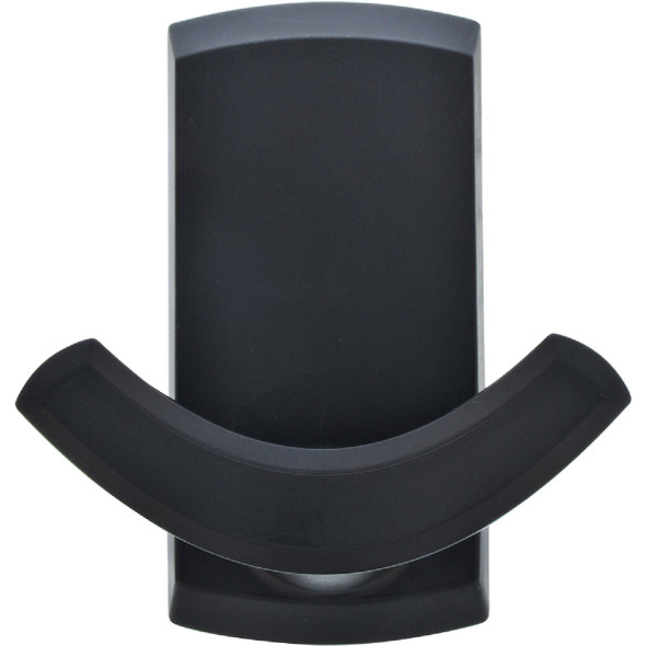 Hillman High and Mighty 20 Lb. Capacity Black Rectangular Decorative Double Hook 515803 201046