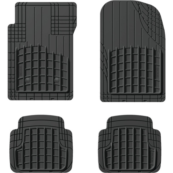 WeatherTech Trim-to-Fit Black Rubber Heavy-Duty Floor Mat (4-Piece) 11AVMSBHD