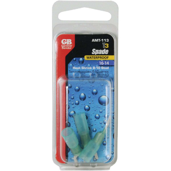 Gardner Bender 16 to 14 AWG #8 to #10 Yes Spade Terminal (3-Pack) AMT-113