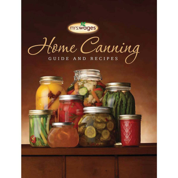 Mrs. Wages Home Canning Guide Book & Recipes O103-J4255