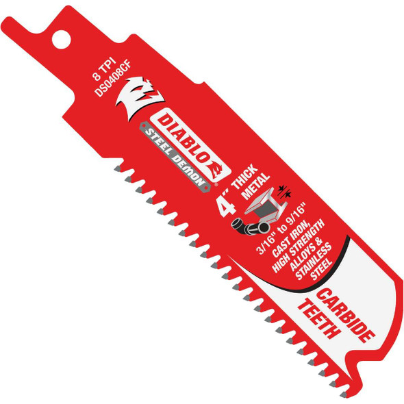 Diablo 3pk 4" 8t Recip Blade DS0408CF3