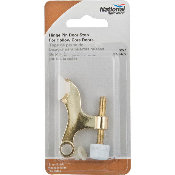 National Hardware Brass Hinge Pin Door Stops N279-695 200550