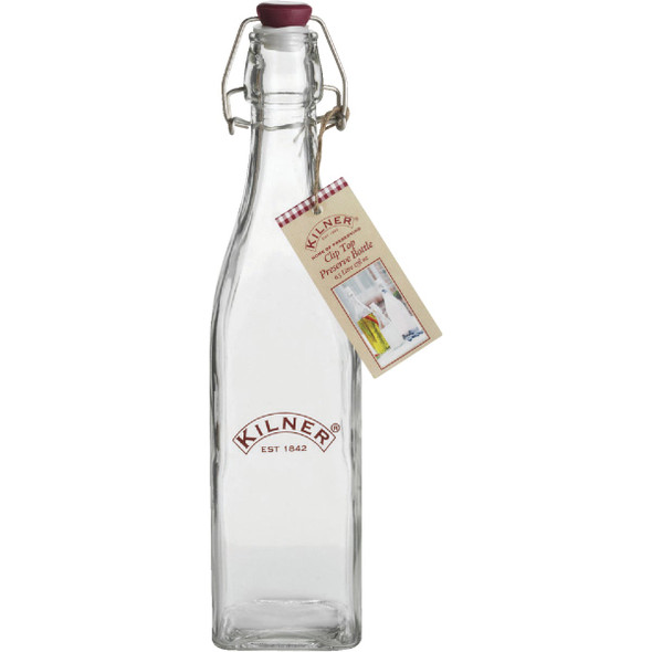 Kilner 16 Oz. Liter Clip Top Preserve Bottle 0025.471 Pack of 4