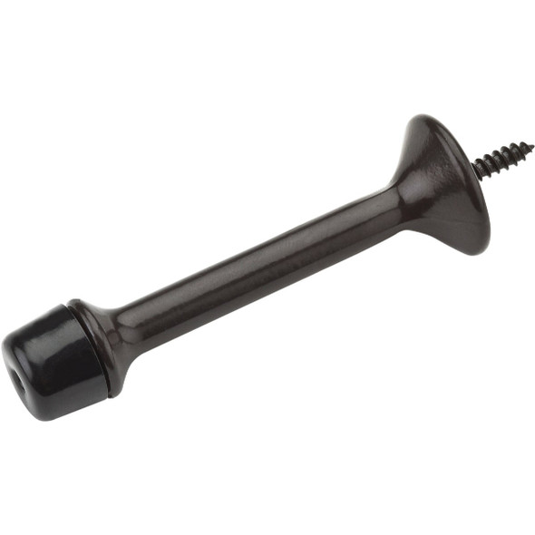National Hardware 3 In. Oil Rubbed Bronze Rigid Door Stop (2-Count) N327-031