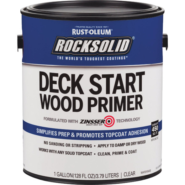 Rust-Oleum RockSolid Clear Exterior Primer, 1 Gal. 312283 772411