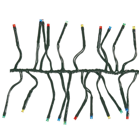 Lumineo Multi 768-Bulb LED Cluster Light Set with Dark Green Wire 9780136