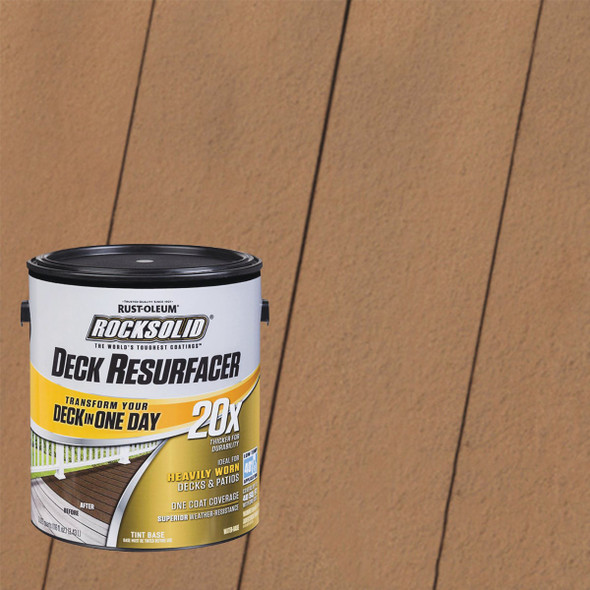 Rust-Oleum RockSolid Tint Base Deck Resurfacer, 1Gal. 300081