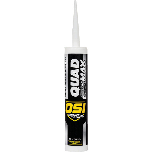 OSI QUAD MAX 9.5 Oz. Sealant, White 1868688