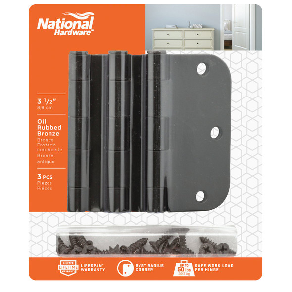 National Hardware 3-1-2 Orb 5-8rc Dr Hinge N830-325 200672