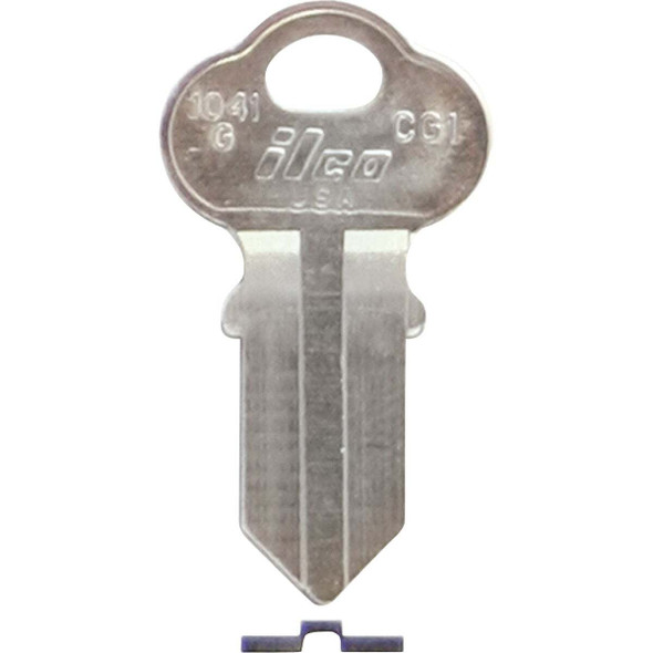 ILCO OMC Nickel Plated General Use Key, 1041G (10-Pack) IAL3012700B