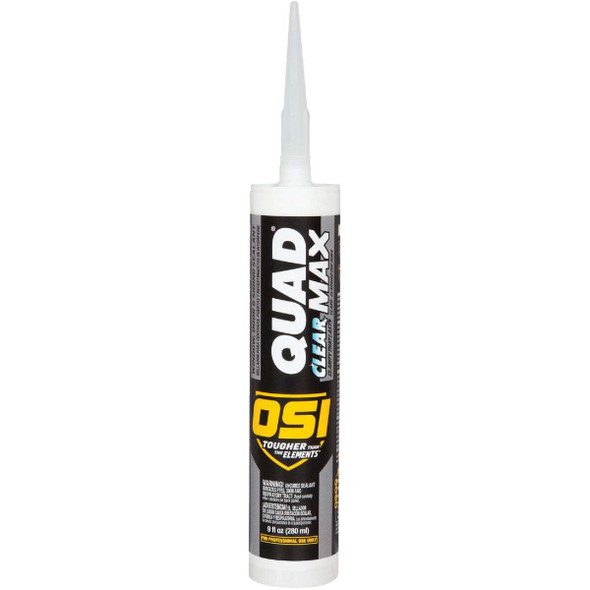OSI QUAD MAX 9 Oz. Sealant, Clear 2445634