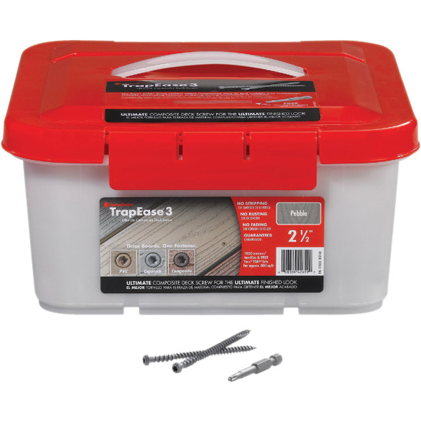 Trapease Gry Trapease Deck Screw FMTED-212-1050GY